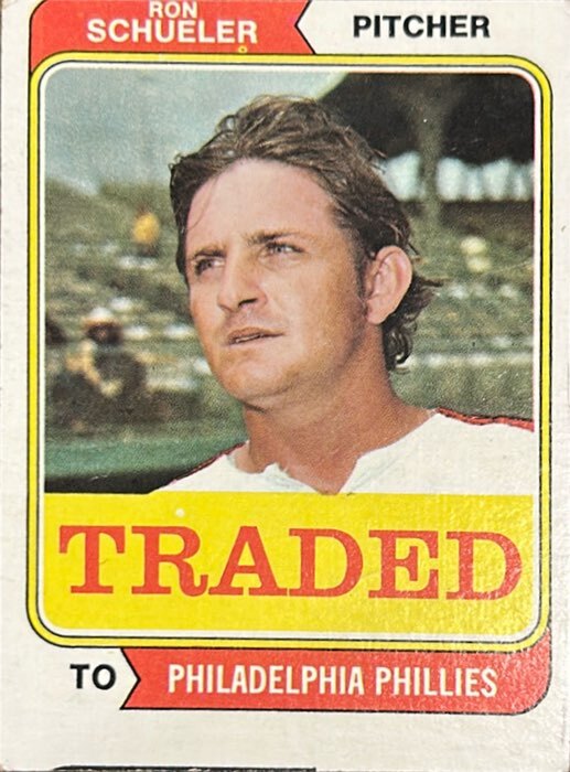 1974 Topps Traded#544T Ron Schueler