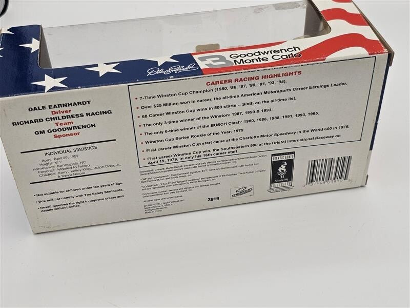 DALE EARNHARDT 1996 OLYMPIC ATLANTA GOODWRENCH 1/24 REVELL SELECT LIM. EDITION