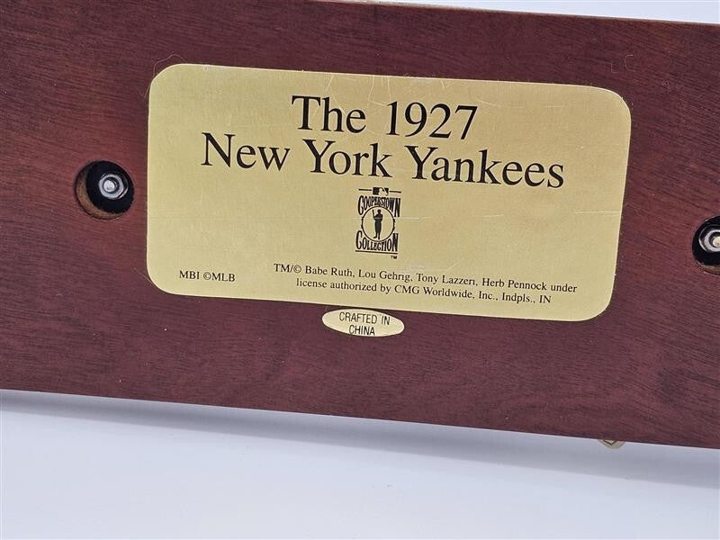 1927 NEW YORK Yankees Team Figurine Statue Set CMG 28” Long Babe Ruth