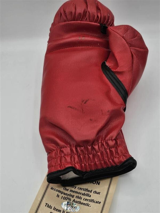 ARCHIE MOORE - BOXING GLOVE SIGNED 1997