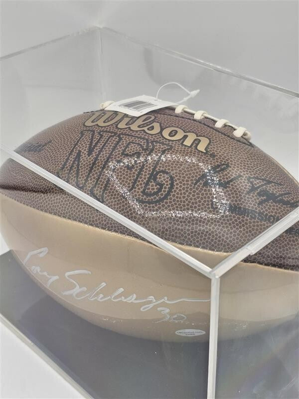 Detroit Lions Cory Schlesinger #30 Signed Football COA