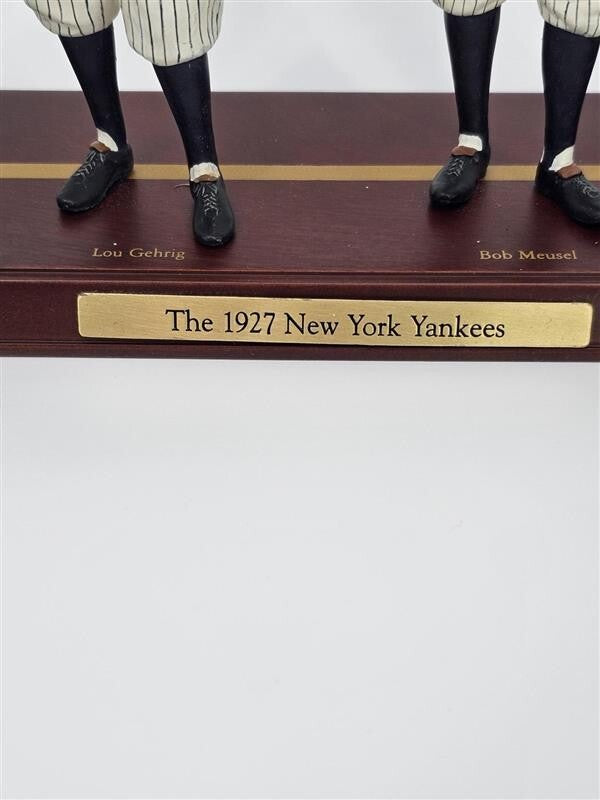 1927 NEW YORK Yankees Team Figurine Statue Set CMG 28” Long Babe Ruth
