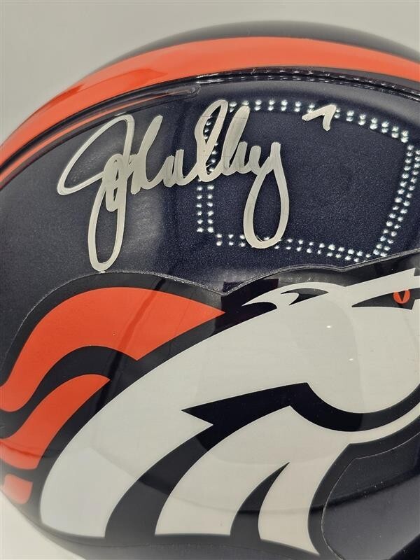 John Elway Denver Broncos Autographed Signed Authentic Helmet