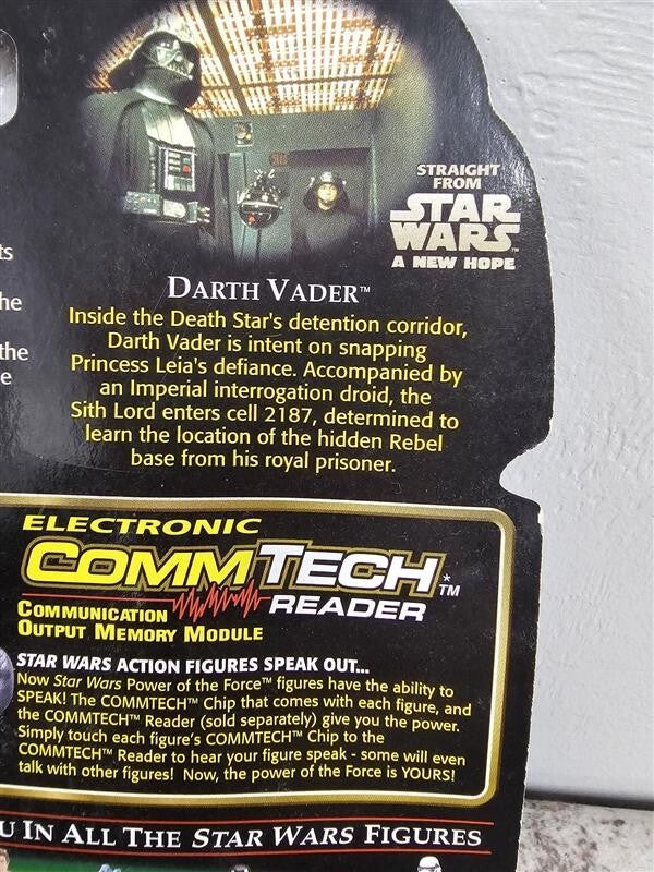 1999 Darth Vader with Imperial Interrogation Droid -Star Wars Power of the Force