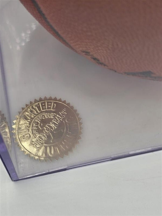 Bill Russell Autographed Signed Basketball with Display Case w/ COA Inscribed