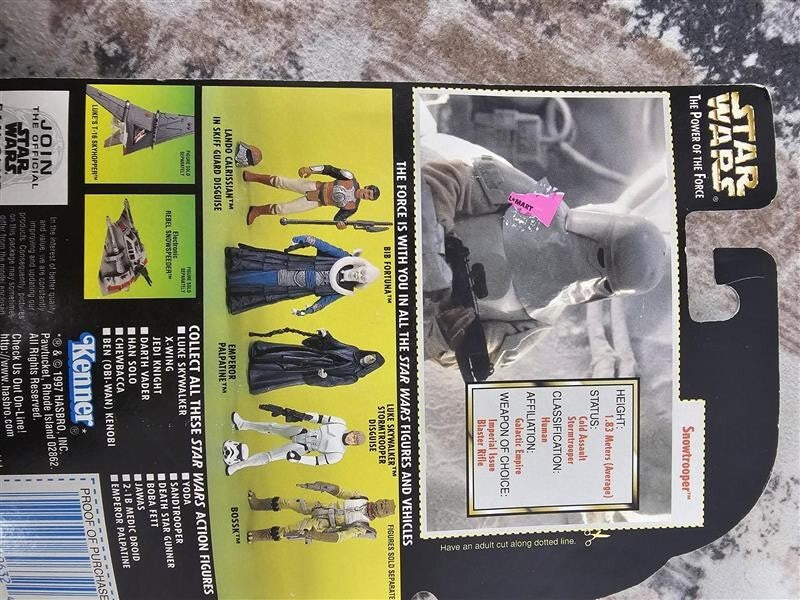 1997 Snowtrooper STAR WARS THE POWER OF THE FORCE (Kenner)