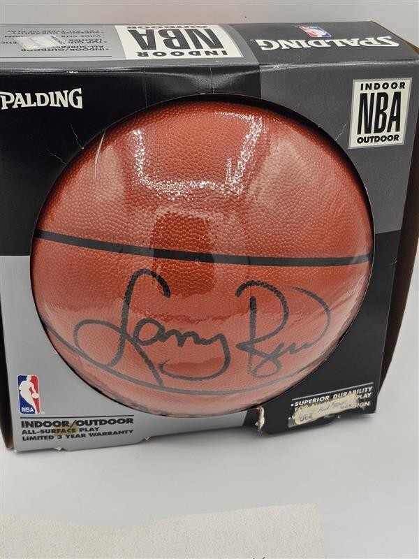 Boston Celtics Larry Bird Signed Basketball Spalding