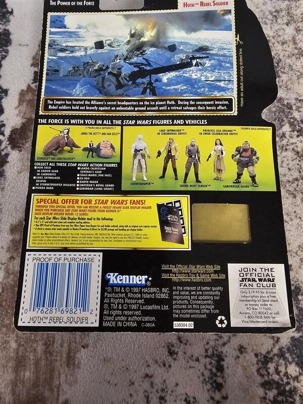 1997 Star Wars Power of the Force Hoth Rebel Soldier