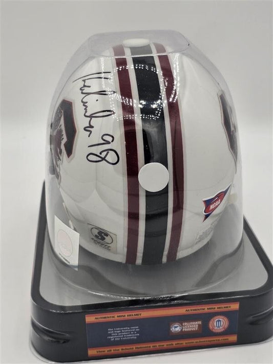 Kalimba Edward Signed Mini Helmet South Carolina