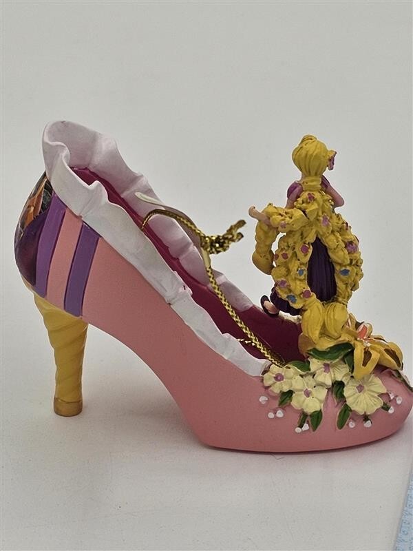Disney Once Upon A Slipper Collection Rapunzel and Pocahontas by Bradford
