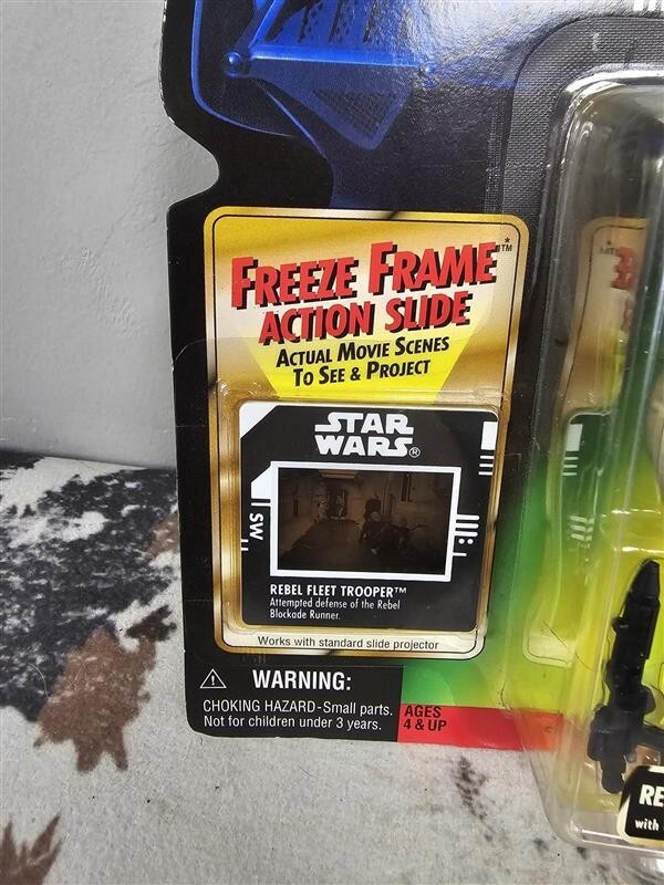 1997 POTF Star Wars Rebel Fleet Trooper with Blaster Pistol and Rifle Figure