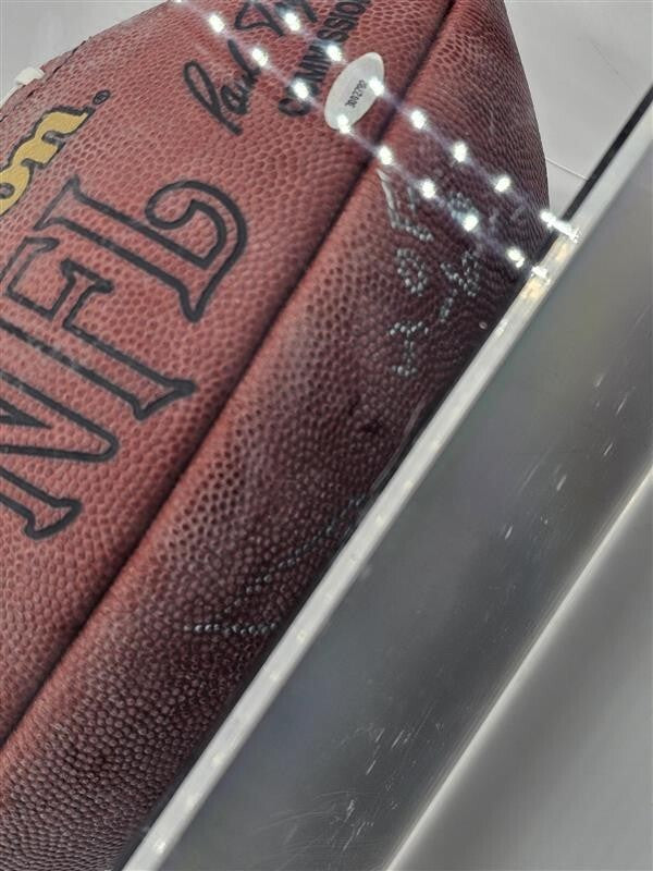 JOE PERRY HOF 69 Autographed Wilson Full Size Football San Francisco 49ers