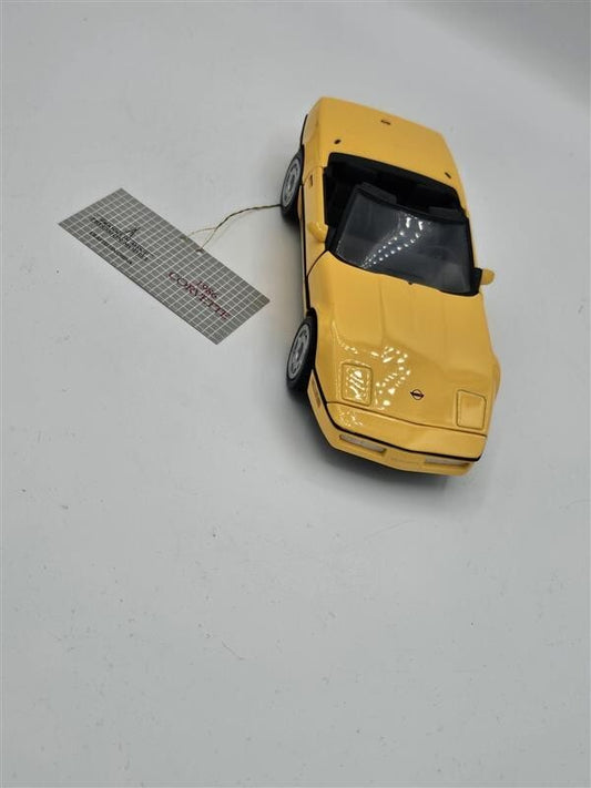 1986 Chevrolet Corvette, 1:24 Franklin Mint Diecast Precision Model Yellow