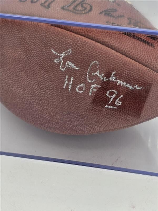 Lou Creekmur Autograph Official NFL Game Football - Inscribed - JSA - CB40956