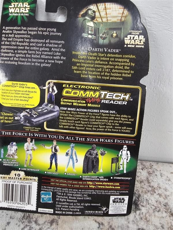 1999 Darth Vader with Imperial Interrogation Droid -Star Wars Power of the Force