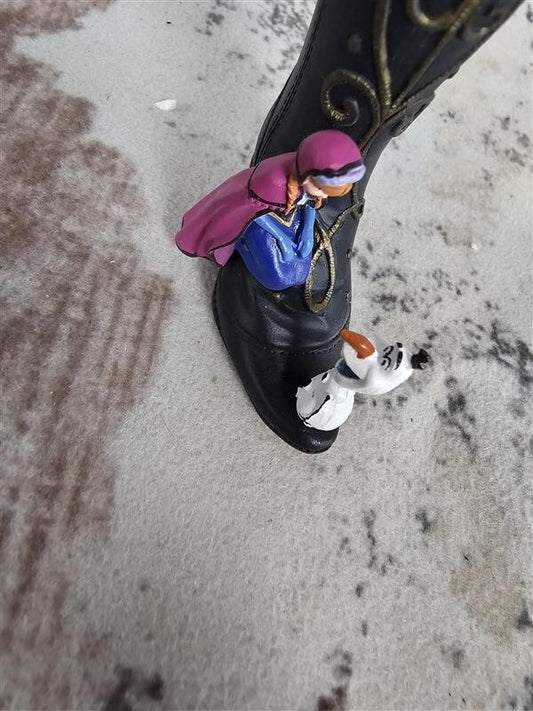 Bradford Exchange Disney Once upon A Slipper Ornament Anna & Olaf Frozen