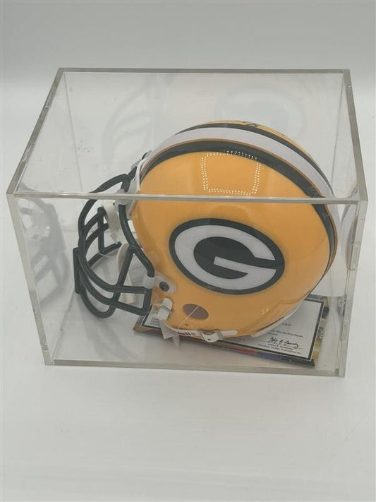 Bart Starr AUTOGRAPHED Riddell Speed Mini Helmet, Green Bay Packers w/COA