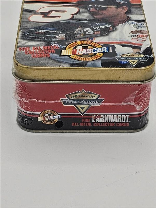 Dale Earnhardt Metallic Impressions NASCAR Metal Collector 5 Card Set Never Open