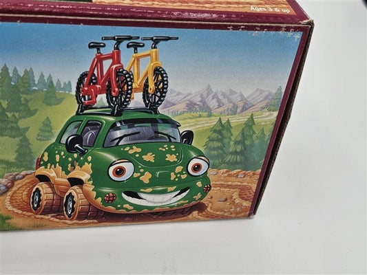 1996 The Chevron Cars - Freddy 4-Wheeler with 2 Mountain Bikes - New in Box!