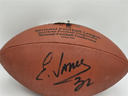 Edgerrin James Signed Official Wilson NFL Football Autograph