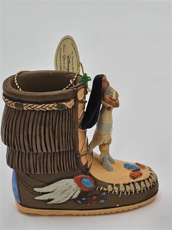 Disney Once Upon A Slipper Collection Rapunzel and Pocahontas by Bradford