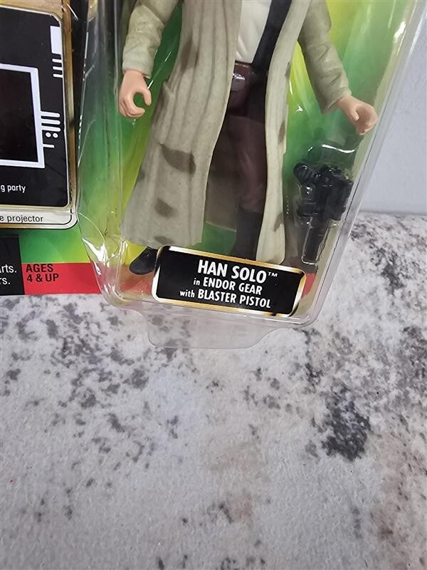 1997 - Star Wars POTF - Freeze Frame - Han Solo Endor Gear - NEW!