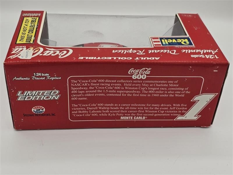 Coca-Cola Authentic Monte Carlo 1/24 Scale Diecast Replica Revell Limited Ed.