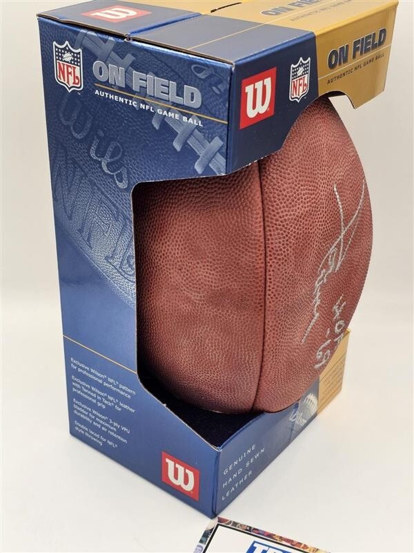 JOE PERRY #34 HOF 69 Autographed Wilson Full Size Football San Francisco 49ers
