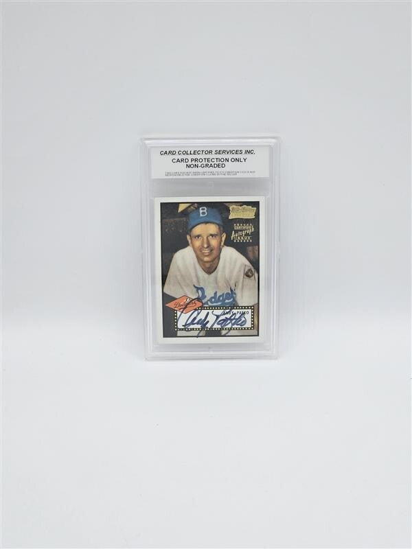 2001 Topps Team Topps Legends Andy Pafko Autograph Issue in hard plastic case