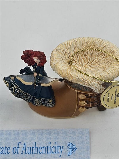 Bradford Exchange Disney Once upon A Slipper Ornaments Ariel and Merida