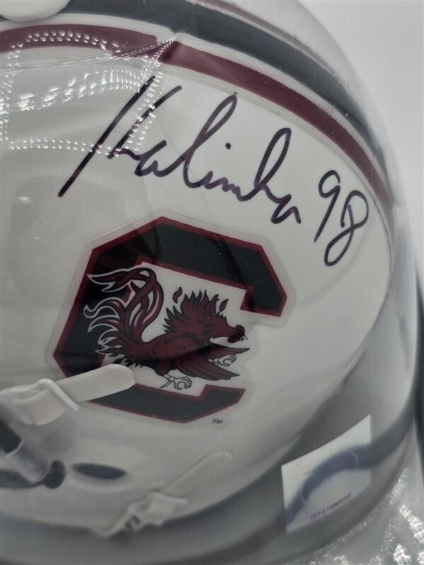 Kalimba Edward Signed Mini Helmet South Carolina