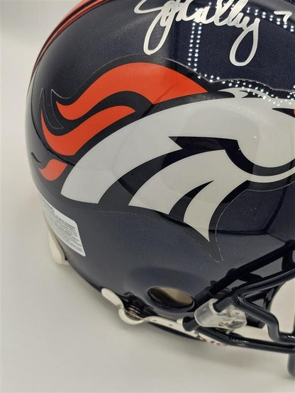 John Elway Denver Broncos Autographed Signed Authentic Helmet