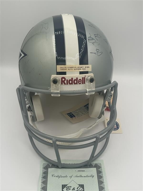 DALLASCOWBOYS SUPER BOWL XXX CHAMPS TEAM SIGNED FULL SIZE AUTHENTIC HELMET w/COA