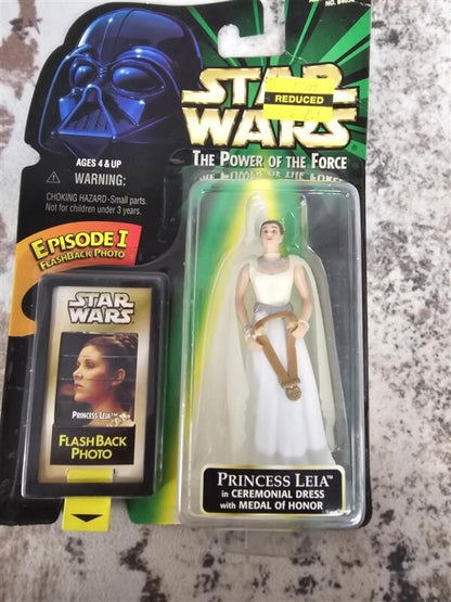 1998 Star Wars The Power Of The Force Princess Leia In Ceremonial Dress NEW