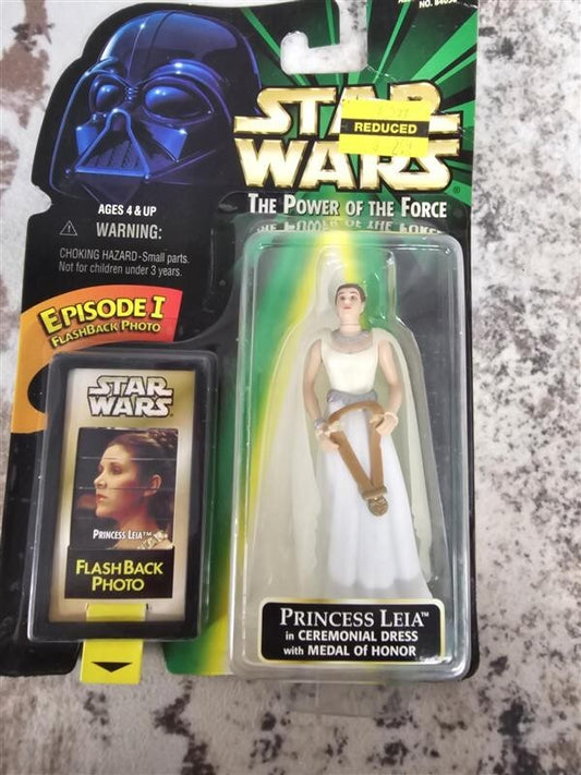 1998 Star Wars The Power Of The Force Princess Leia In Ceremonial Dress NEW