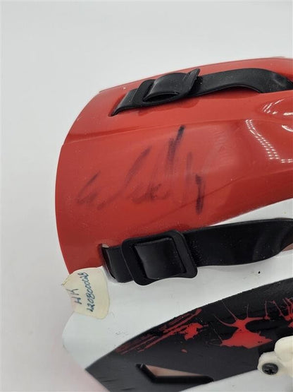 Ed Belfour Signed Chicago Blackhawks Riddell Mini Goalie Mask No COA