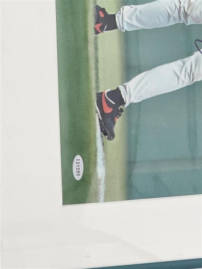 Derek Jeter & Cal Ripken Jr. Auto Framed 16x20 Photo Signed Steiner 122/500