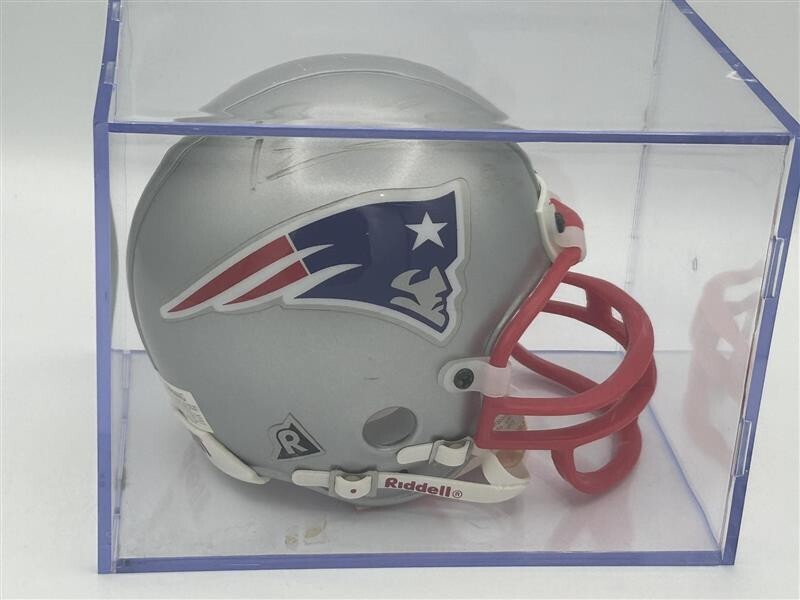 Ben Coates, MINI HELMET, AUTOGRAPH W/Display Case