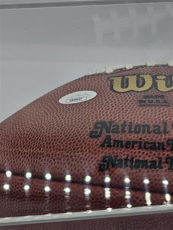 JOE PERRY HOF 69 Autographed Wilson Full Size Football San Francisco 49ers