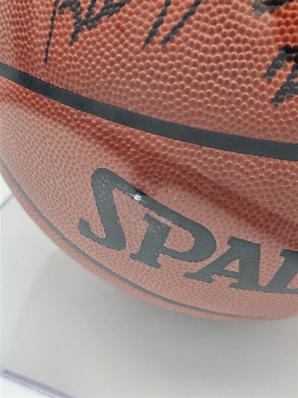 Bill Russell Autographed Signed Basketball with Display Case w/ COA Inscribed