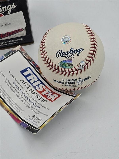 JOHNNY BENCH AUTOGRAPHED SIGNED HALL OF FAME BASEBALL "HOF 89" Tristar COA