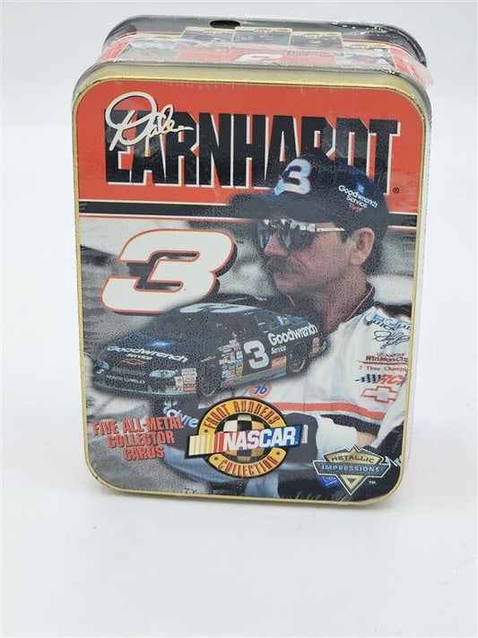 Dale Earnhardt Metallic Impressions NASCAR Metal Collector 5 Card Set Never Open