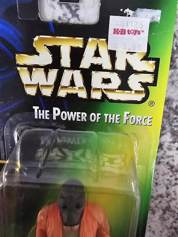 1996 Star Wars Power of the Force Ponda Baba w/Blaster Pistol and Rifle