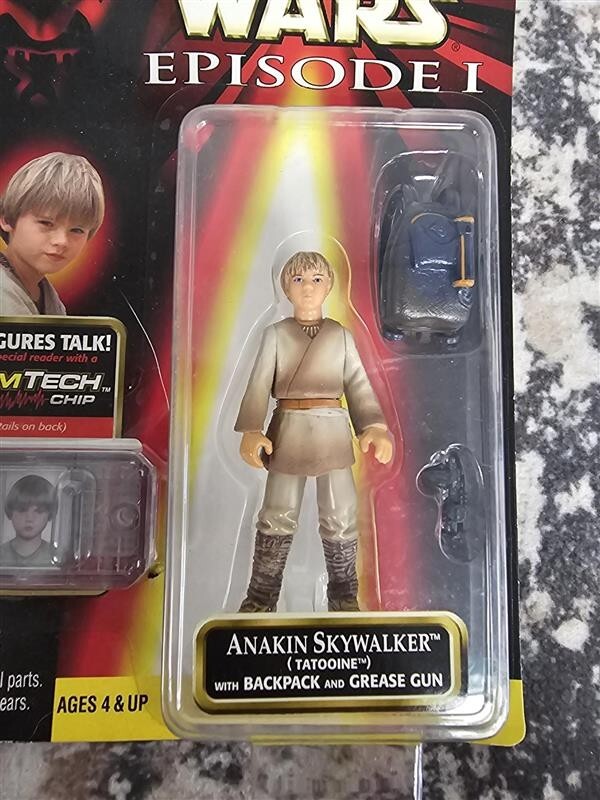 1998 Star Wars Episode I Anakin Skywalker (Tatooine) with Backpack & Grease Gun