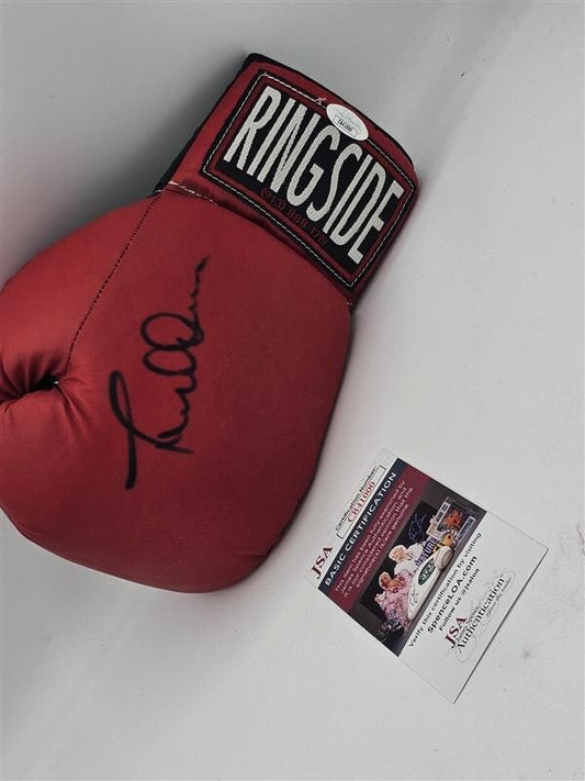 Lou Duva Signed Ringside Boxing Glove W/ JSA CB41000