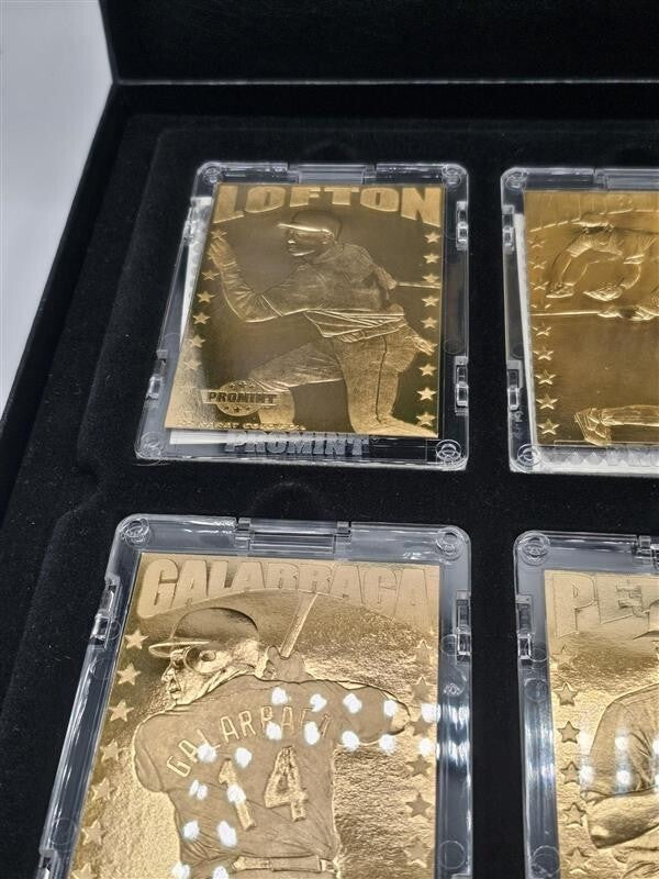 24 Karat Gold Card Collector Series 8 Cards - Galarraga, Pettitte, Sosa, etc.