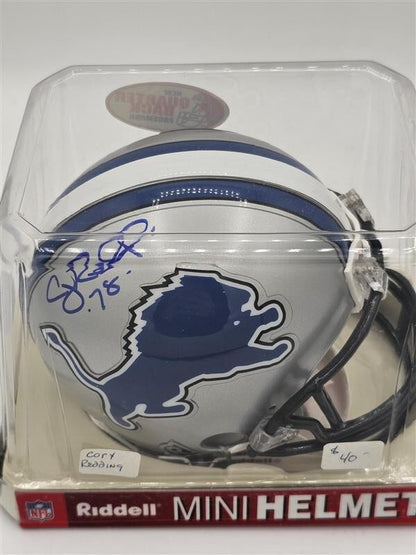 Cory Redding Detroit Lions Authentic Replica Helmet Autographed Inscription