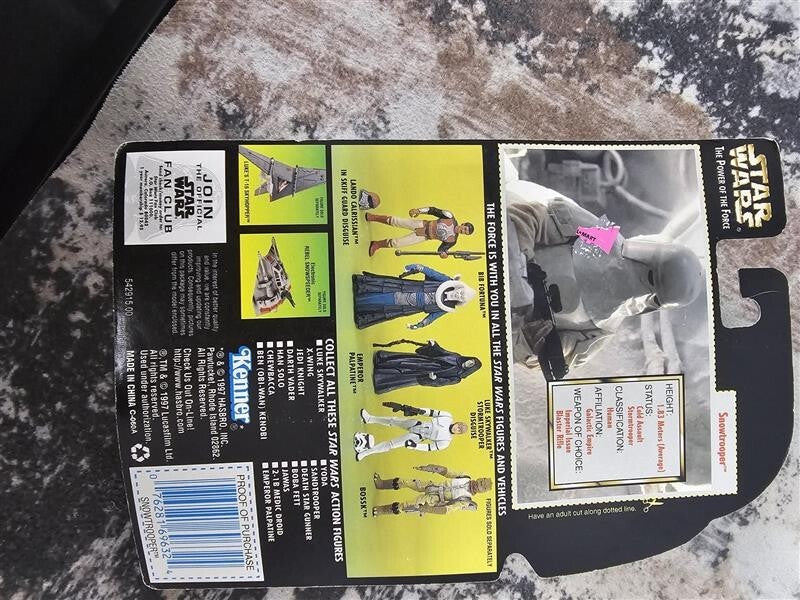 1997 Snowtrooper STAR WARS THE POWER OF THE FORCE (Kenner)