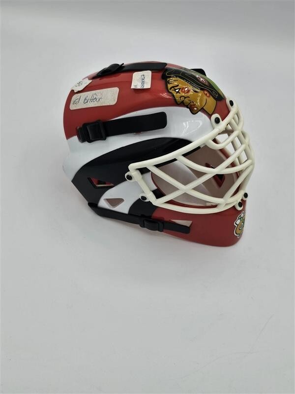 Ed Belfour Autographed Chicago Blackhawks Mini Helmet