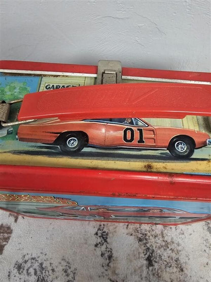 1980 Dukes Of Hazzard Lunch Box And Thermos Bo & Luke Duke General Lee Daisy
